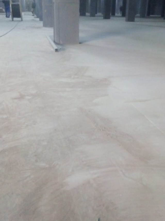 обеспыливание бетонного пола